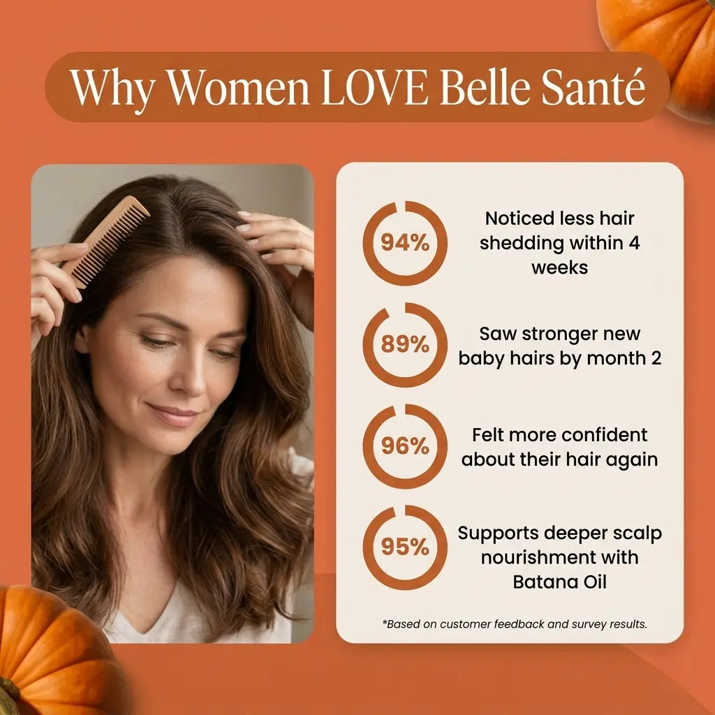 Pumpkin Seed Oil Hair Growth System Belle Sante