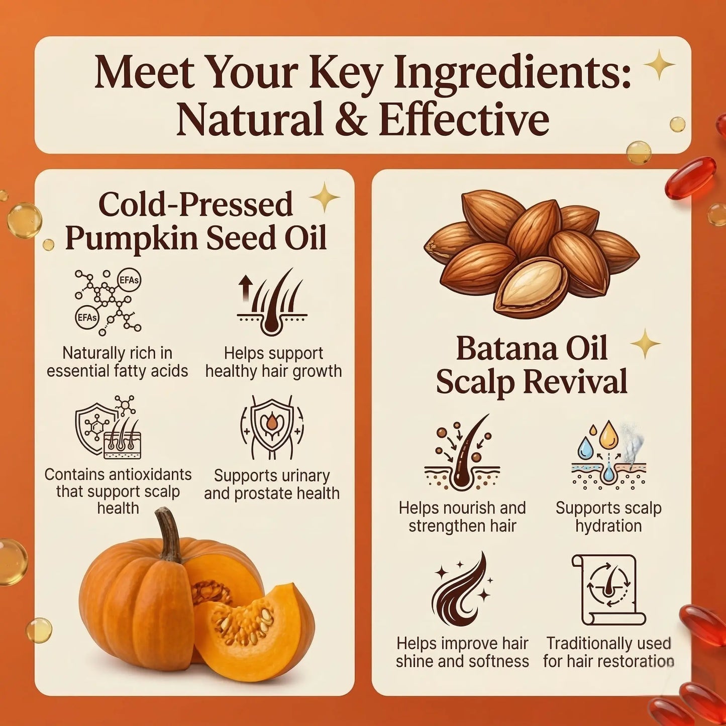 Pumpkin Seed Oil Hair Growth System Belle Sante